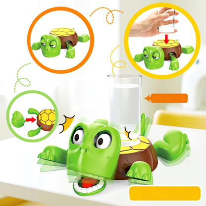 porta vaso de tortuga que aporta diversión en cada sorbo